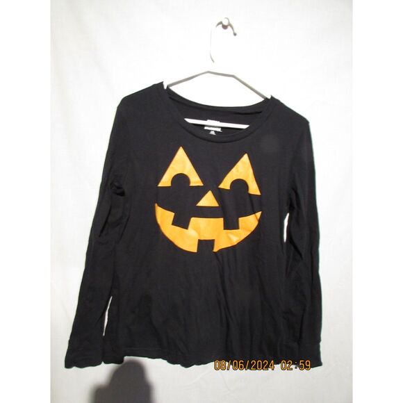 HALLOWEEN PUMPKIN PAJAMA SET UNDER DISGUISE SIZE SMALL PLAID FLEECE PANTS SPOOKY - Picture 3 of 10